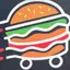 Smash"N"Dash burgers and BBQ logo